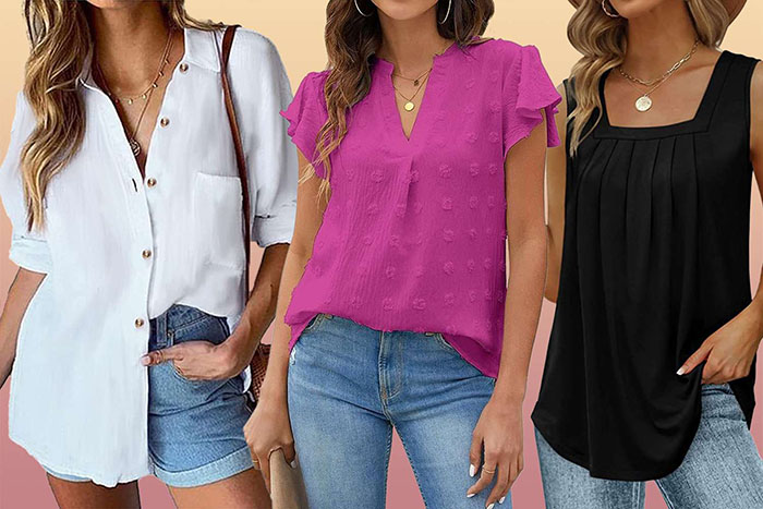 Custom Printed Woven Women's Tops (5)