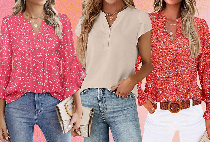 Private Label Woven Women's Tops Supplier (4)